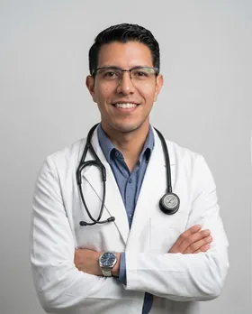 Dr. William César Lara Vázquez, neumólogo egresado del INER